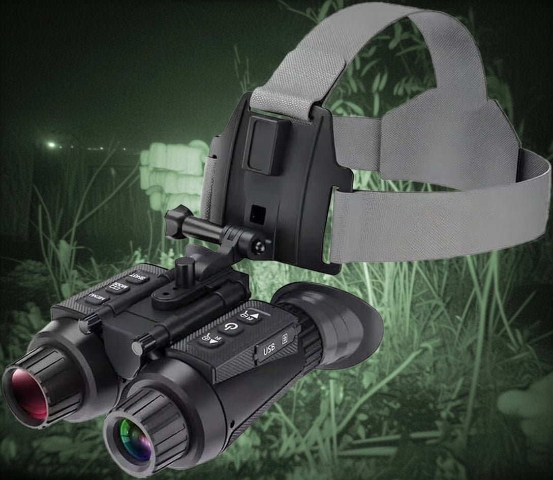 Jumelles vision diurne & nocturne NV8300 4K – Portée 300 m, zoom optique 7x - Terra Aventure