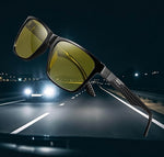 Lunettes de Vision Nocturne en Fibre de Carbone Polarisées pour Conduite de Nuit et Tir 8206 (Noir) - Terra Aventure