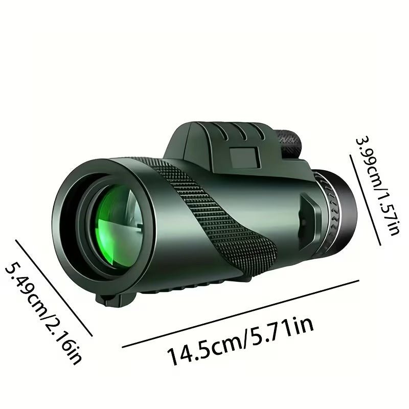 Monoculaire HD 10x50 – Objectif 50 mm pour randonnée, observation et concerts - Terra Aventure