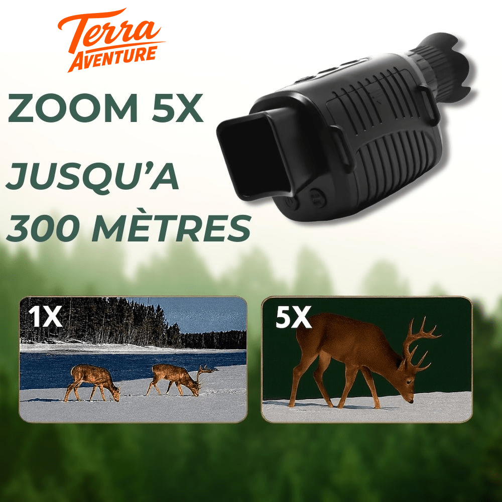 Monoculaire vision nocturne HD - Terra Aventure