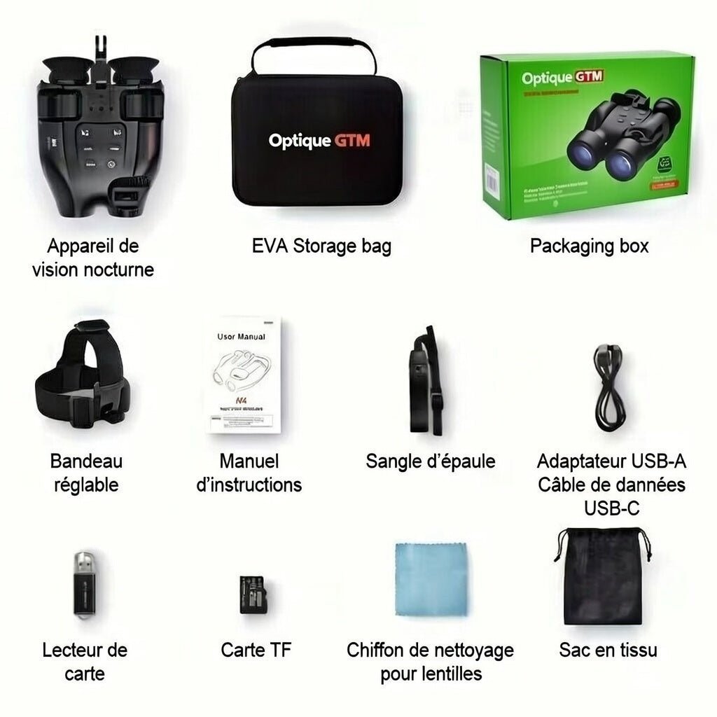 Optique GTM - Jumelles de vision nocturne thermique - Terra Aventure