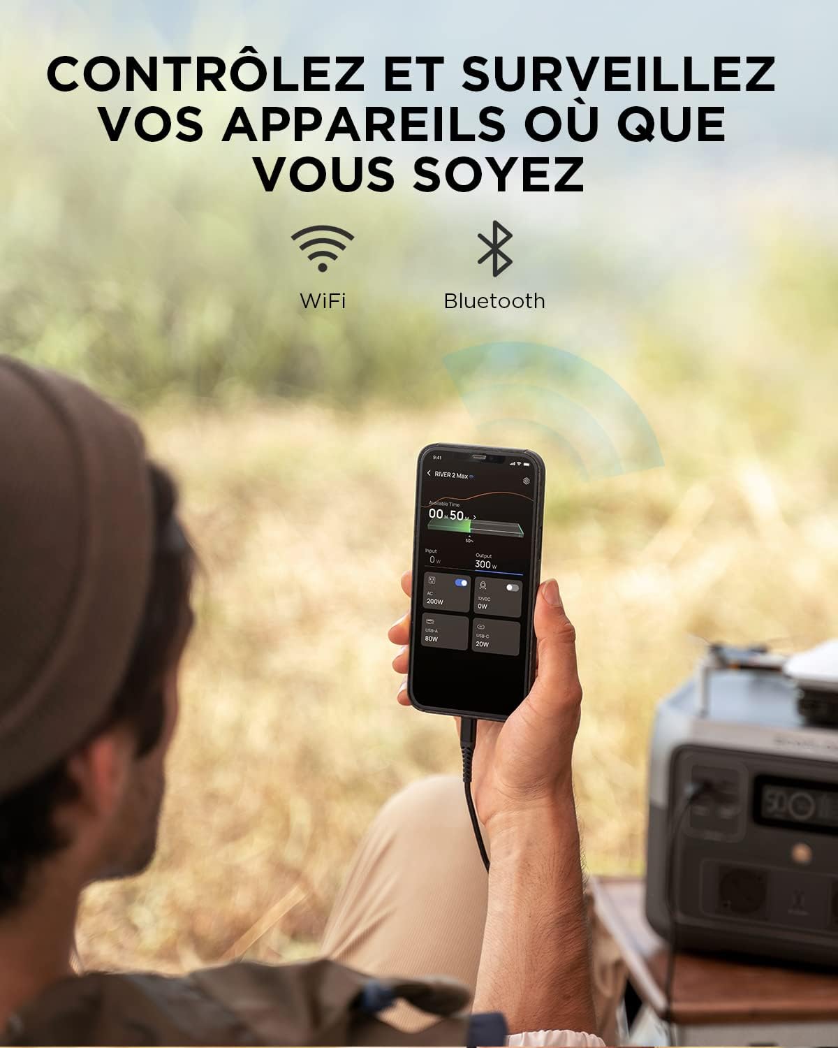 Station électrique portable ECOFLOW RIVER 2 MAX - Terra Aventure